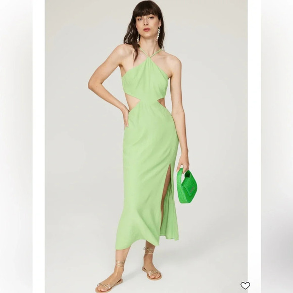 louna Dresses & Skirts - Louna Halter Cutout Midi Dress